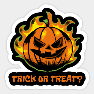 Happy Halloween Trick or Treat? Sticker